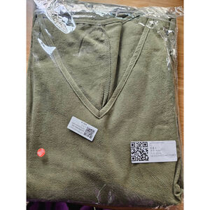 NWT Women's Olive Green V-Neck Tiered Maxi Dress XXXL